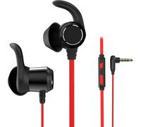 TAIOU TG10 Star Shark Casque de jeu mobile, microphone antibruit | Diaphragme dynamique 10 mm | Prise simple 3,5 | Convient pour les téléphones portables, noir + rouge