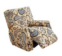 TAIOYHD Housses de canapé élastiques à Couverture complète, Protection inclinable Simple/Double/Trois Places, antidérapante et résistante aux Rayures de Chat(Cream,6 Piece Set (2 Seat))