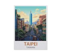 Taïpei Taiwan,Jigsaw Puzzle 1000 Pièces Puzzle Classique pour Adultes Et Enfants, Compétence Jouets Éducatifs Anniversaire Festival Cadeau(38x26cm)-EX52