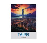 Taïpei, Taïwan,Puzzle Personnalisé 1000 Pièces Papier Puzzle Adultes Adolescents Enfants Puzzle Jouets(38x26cm)-CM26