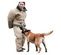 TAIPINGOZ Combinaison de Dressage pour Chien, Combinaison Professionnelle antimorsure for Chien, Grande Veste de Protection corporelle for Chien Policier(L)