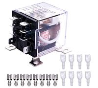 Tais/JQX-12F-2Z DC 24 V, DC 12 V, AC 220 V (au choix) 30 A DPDT 2 NO + 2 NC Relais haute puissance à usage général 8 broches