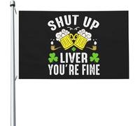 Tais-Toi, Foie, Tout Va Bien. Drapeau De Jardin Imprimé Drapeaux De Jardin Avec Œillets Bannières 90X150Cm Pour Porte Anniversaires Fêtes