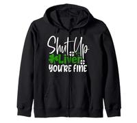 Tais-toi, Foie, tu Vas Bien, trèfle Irlandais de la Saint-Patrick Sweat à Capuche