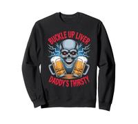 Tais-toi, Liver, Papa, Amateur de bière assoiffé et drôle Sweatshirt