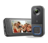 Taishixing Sonnette vidéo filaire 4,3 pouces avec écran HD Plug & Play, pas de WiFi nécessaire, 1080p, vue 170°, conversation bidirectionnelle, vision nocturne, étanche IP68, sans abonnement.