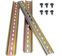 Taiss 3 pièces Rail DIN rail de montage Pour Armoire de Distribution Armoire de Commande,Largeur 35 mm, Hauteur 7.5 mm,Longueur 300 mm/12"-G