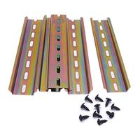 Taiss 5 pièces Rail DIN rail de montage Pour Armoire de Distribution Armoire de Commande,Largeur 35 mm,Hauteur 7.5 mm,Longueur 150 mm/6"-G