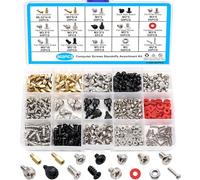 Taiss Kit de Classification de vis d'ordinateur 502PCS,vis de Support de Carte mère,vis de Ventilateur d'ordinateur,boîtier d'ordinateur,Disque Dur,Ordinateur Portable,Disque SSD,Disque Optique