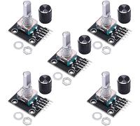 Taiss KY-040 KY-040 Lot de 5 modules d'encodeur rotatif à 360° avec bouton poussoir pour l'électronique automobile et audio multimédia KY-040
