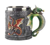 Taisuko Royal Dragon Mug Serpent médiéval Collection Stein en Acier Inoxydable Liner