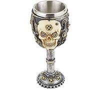 Taisuko Steampunk crâne 3D nouveauté Calice/gobelet en Acier Inoxydable Liner 7 oz