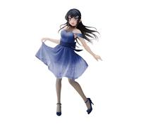 TAITO Rascal Does Not Dream of Bunny Girl Senpai Statuette PVC Mai Sakurajima Robe Transparente Ver. Renewal Edition 20 cm