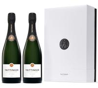 Taittinger Brut Réserve - Champagne - Coffret de 2 bouteilles de 75 cl