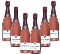 Taittinger Nocturne Rosé - Champagne - Lot de 6 bouteilles de 75 cl