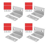 TAIVIN Lot de 4 Aimant Porte Placard,Aimant Adhésif de Porte pour Tiroir,Loqueteau Magnétique,Geeignet für Küchenschränke, Kleiderschränke, Schubladen, Türen und Fenster (4x1.6cm)