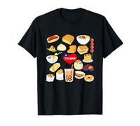 Taiwan Goût Gourmet Drapeau Cuisine Locale T-Shirt