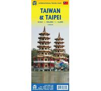 Taiwan & taipei - waterproof - Scale 1: 386 000, 1 : 16 000 - Collectif - Itm Publishing - Atlas / carte