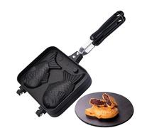 Taiyaki Moule à gaufres en forme de poisson anti-adhésif pour créer des gâteaux farcis de style japonais à la maison