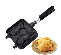 Taiyaki Moule à gaufres Japonais en Poisson pour Chocolat, Beurre d'arachi, crème Anglaise et pâte Haricots Rouges