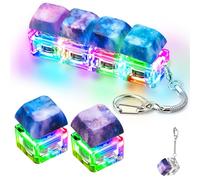 Taiyin Lot de 3 jouets de décompression pour clavier - Cube mécanique - Soulagement du stress - Cadeau pour adulte - Pour soulager le temps de passage du temps (style galaxie)
