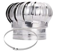 TAIYUESHAN Casquette de Capuchon de cheminée rotative, 304 Spin de Capot de Capot de Vent en Acier Inoxydable