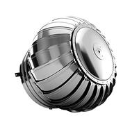 TAIYUESHAN Chimney Cowl Cape en Acier Inoxydable Ventilator Turbine Turbine Mématarme Strong et Durable Louts de Toit rotatifs empêche la Pluie d'entrer dans Le Conduit et maintient la cheminée à Sec
