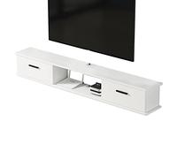 TAIYUESHAN Meuble TV Flottant Étagère De Télévision Murale Centre De Divertissement Console Média Étagères De Rangement du Meuble De Télévision, Étagère De Décodeur 39.3/47.2/55.1In/a/100Cm Family