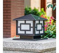 TAIYUESHAN Pilier Mural Carré Phare Cour Porte Pier Extérieur Étanche Éclairage Domestique Connecter Aluminium Paysage E27 Patio Post Lampes Intéressant A 30CM