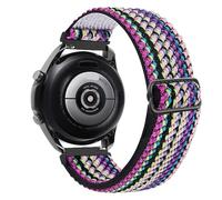 TAIYUESHAN Sangle en nylon de 20 mm 22 mm pour Gamrmin Vivoactive3 4 5 Venu2 HR Plus SQ Bracelet élastique réglable pour Forerunner265/255/245/645/754/735/945/955 Approche S12