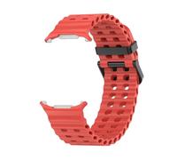 TAIYUESHAN Slicon Silicone pour Samsung Watch Ultra 47 mm Bracelet sans lacunes Sport Band Two-Tone pour Galaxy 7 Ultra Watchband Stracles