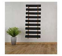 TAIYUESHAN Support Mural en Bois pour Organisateur de Rangement pour Tapis de Yoga, Support d'affichage à Rouleau en Mousse à 9/6 Couches pour Salle de Fitness/Studio de Yoga (Taille : 9 Niveaux)