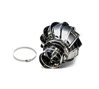 TAIYUESHAN Ventilateur de Turbine de Toit de 7,9 Pouces, Capuche de Ventilation de Toit en Acier Inoxydable pour conduits, cheminées et toits, Capuchon de Ventilation étanche (Taille: 100 mm)