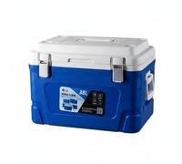 TAIZhiChen 38 litres Glacière Grande Capacité Réutilisable Bac à Glace Isotherme Qualité Alimentaire Matériel de Vente pour, 38L Haut De Gamme avec Couvercle en PU Et Corps en PU