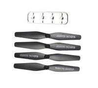 TAIZhiChen 4 hélices de drone avec capuchon, légères et portables, 14,5 cm, accessoires et pièces de rechange pour quadricoptère ZD6-gps x52 ZD8-gps x6, Noir