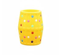 TAIZhiChen 4 Pièces Baril Sensoriel Coloré Léger Rouleau Sensoriel Développement Socio-Émotionnel Ensemble de Barils D'éveil pour Enfants, Jaune