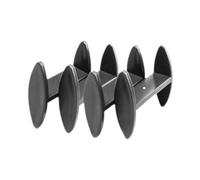 TAIZhiChen 4 Supports Panneaux clôture Anti-déformation Robustes pour plaques/Dalles Gravier 46 mm d'épaisseur, entretoises et Fixations pour