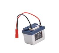 TAIZhiChen Alarme de basse tension pour voiture RC, simulateur de batterie, décoration, moniteur de batterie pratique pour voiture RC Crawler 1/10, testeur de, Blanc