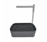 TAIZhiChen Bain à Oiseaux avec Circulation l'eau Automatique Baignoire Non Toxique pour Intérieur, Petit Bassin De Bain pour Oiseaux avec Circulation D Eau Automatique