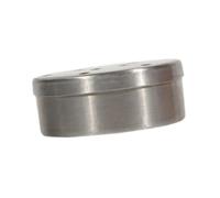 TAIZhiChen Boîte d'entraînement pour Chien - Coffret Professionnel Portable en Aluminium pour l'entraînement au Flair des Chiots en extérieur, Rond 8x3.4cm