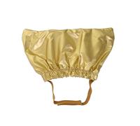 TAIZhiChen Bonnet de Bain pour Chien, Bonnet de Bain pour Animaux de Compagnie, Housse de Pomme de Douche étanche, Housse de Protection Des Oreilles pour Chats, Doré S