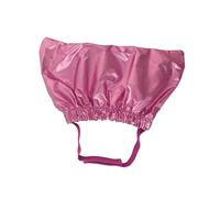 TAIZhiChen Bonnet de Bain pour Chien, Bonnet de Bain pour Animaux de Compagnie, Housse de Pomme de Douche étanche, Housse de Protection Des Oreilles pour Chats, Rose Rouge S
