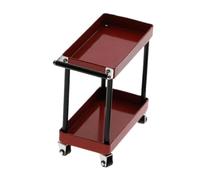 TAIZhiChen Chariot à outils RC, support de rangement d'outils décoratif pour SCX10, chariot porte-outils pour garage, scène d'entretien de véhicule, Rouge