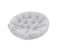 TAIZhiChen Coussin de Chaise Suspendu Rond en Forme d'œuf, Coussin de siège pour balançoire, 15,75 Pouces, pour hamac de Jardin, Gris Clair
