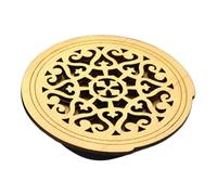 TAIZhiChen Couvercle de Rosace de Guitare, Réducteur de, Pièces de Rechange Décoratives, Accessoire Pratique En Bois pour Rosace, Style B Yellow