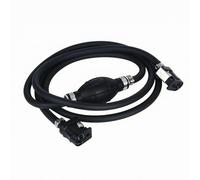 TAIZhiChen Durite D'amorçage Manuelle Caoutchouc et Aluminium Assemblage Durite Carburant avec Colliers Métalliques Pompe Siphon Carburant, Ensemble De 2 Mètres 6MM