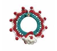 TAIZhiChen Écharpe tricotée de Noël pour Animaux, Cache-Cou Chien Chat, XL