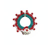 TAIZhiChen Écharpe tricotée de Noël pour Animaux, Cache-Cou Chien Chat, XS