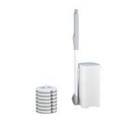 TAIZhiChen Ensemble Brosse et Support WC, système de Nettoyage de Cuvette avec Recharge pour Accessoires d'hôtel et de Maison, avec 7 Recharges