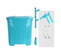 TAIZhiChen Épandeur de Granulés à Porter sur Le Dos, Outil D'engrais pour, épandeur D'engrais avec Seau à Dos pour Pelouse et Jardin, Style C